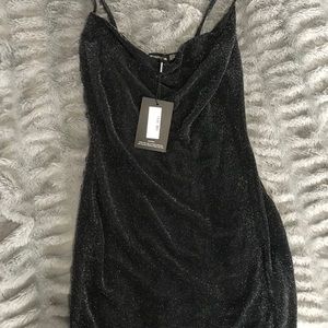 PrettyLittleThing shiny dress